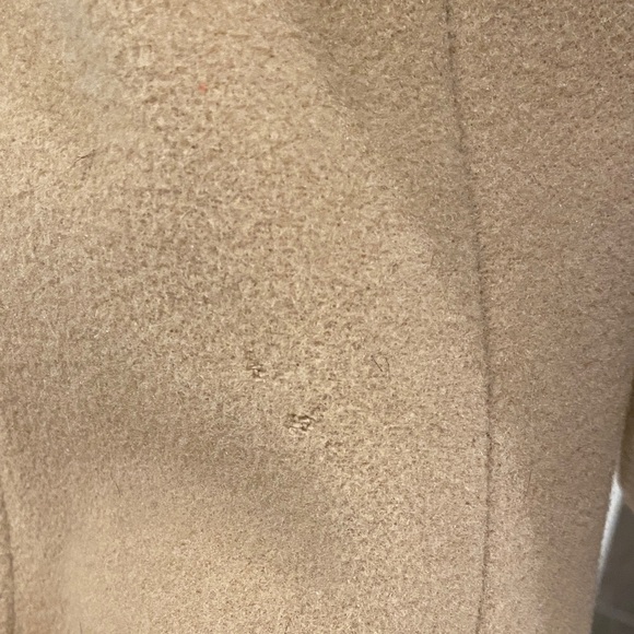 Larry Levine Classic Tan Trench Coat - Wool and Cashmere Blend - Picture 6 of 10